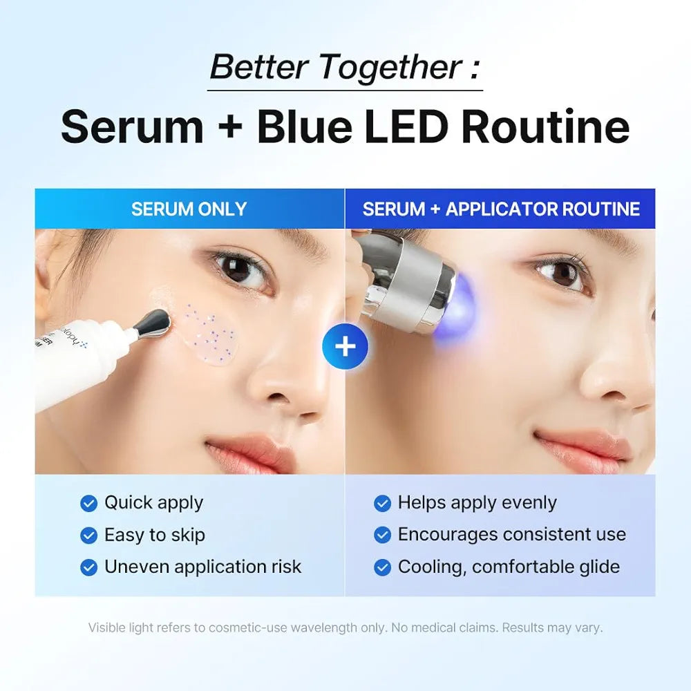 Cellology Blue Eraser Serum 1ea + Refill 1ea Set with Cooling LED Applicator