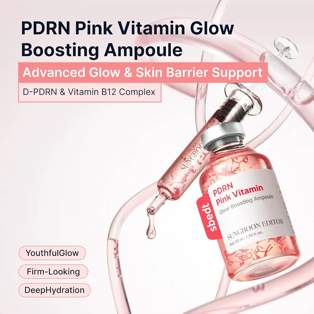 SUNGBOON PDRN Pink Vitamin Glow Boosting Ampoule
