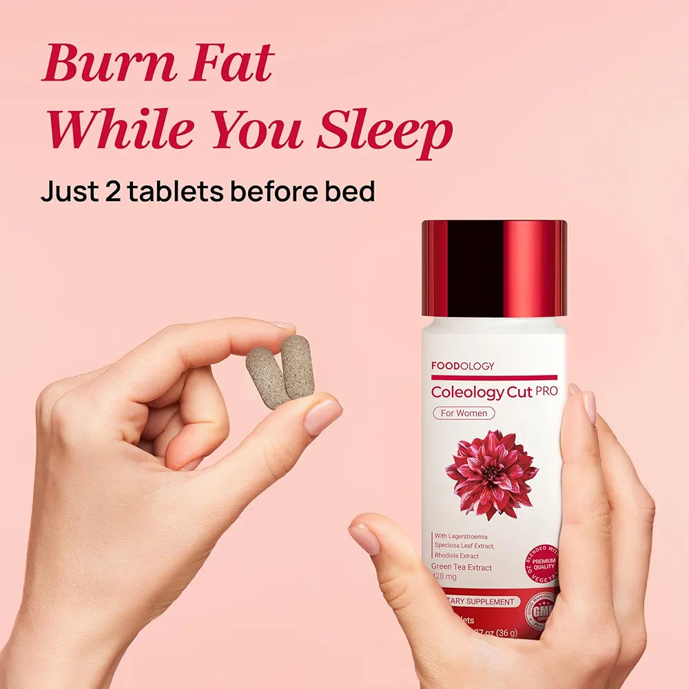 FOODOLOGY Coleology Cut PRO (30Days) - Support Weight Loss and Burn Calories for a Balanced Diet and Regular Activity