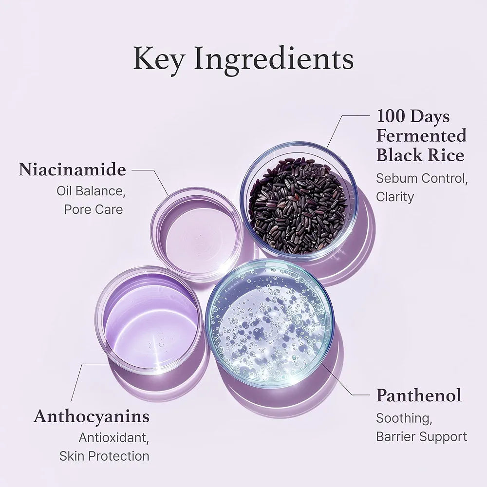 I'm from Black Rice Toner for Oily Skin, Sebum Control Toner