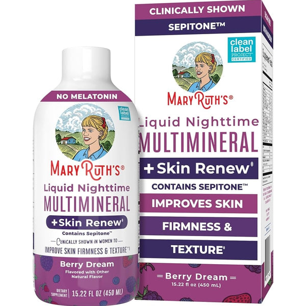 MaryRuth's Liquid Nighttime Liquid Multimineral + Skin Renew