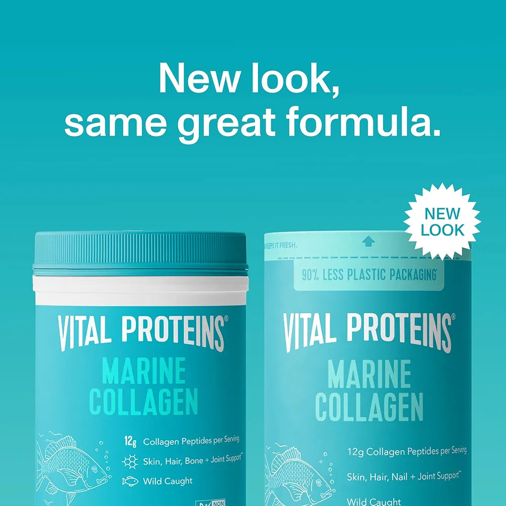 Vital Proteins Marine Collagen Peptides Powder Supplement for Skin Hair Nail Joint