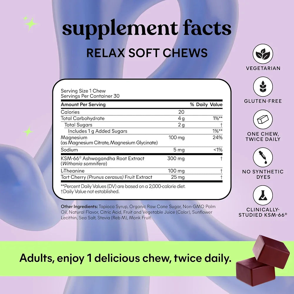 Lemme Relax Soft Chews (30 Chews)