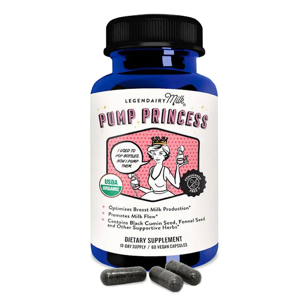 Legendairy Milk Pump Princess Lactation Supplement - Breastfeeding Supplements for Milk Supply Increase and Milkflow