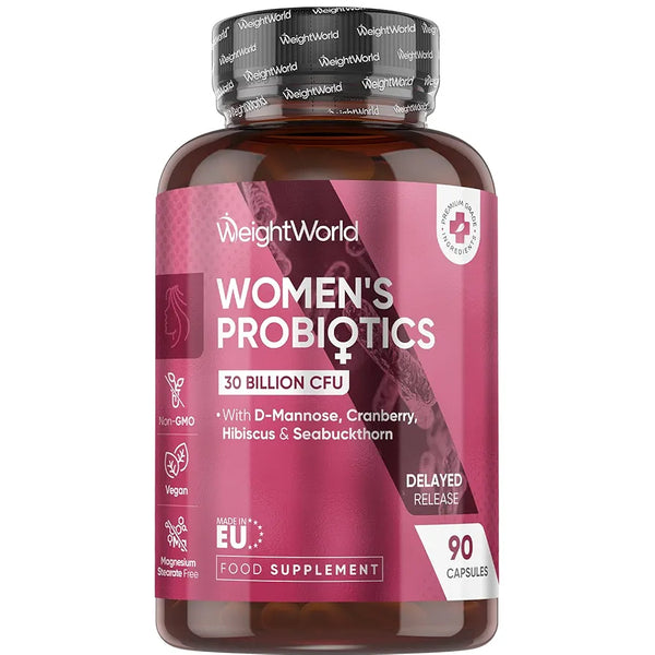 WeightWorld Women’s Probiotic 30 Billion CFU – 90 Vegan Capsules
