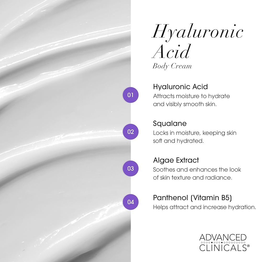 Advanced clinicals hyaluronic acid cream