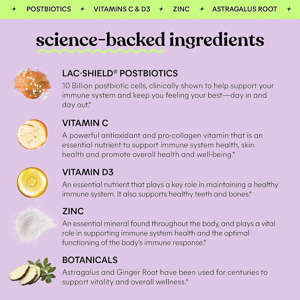 Lemme Immunity Postbiotic Gummies