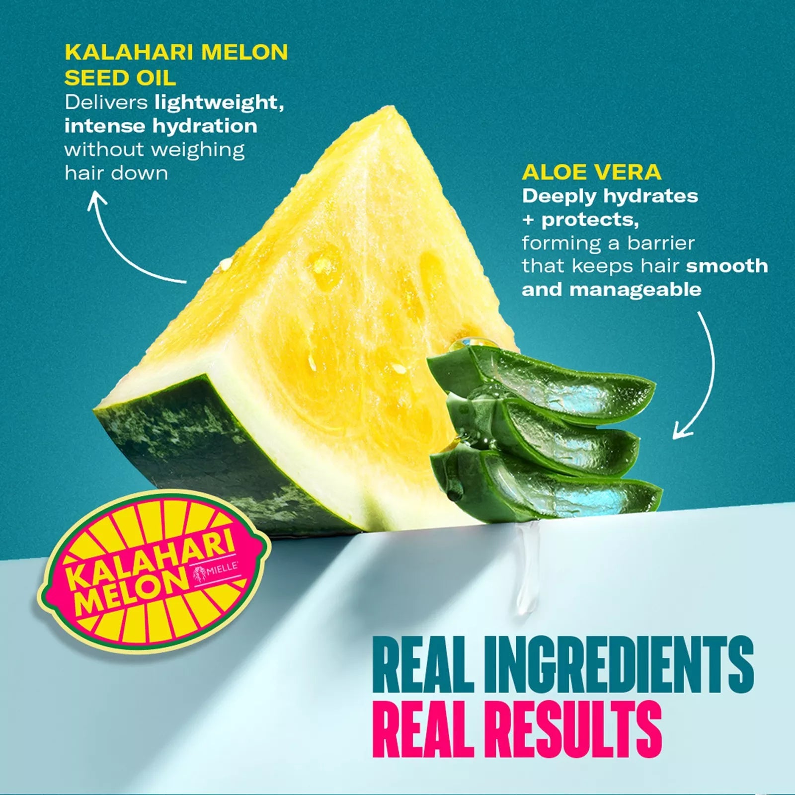 Mielle Kalahari Melon & Aloe Vera Deep Hydration Multi-Tasking Leave-In Conditioner