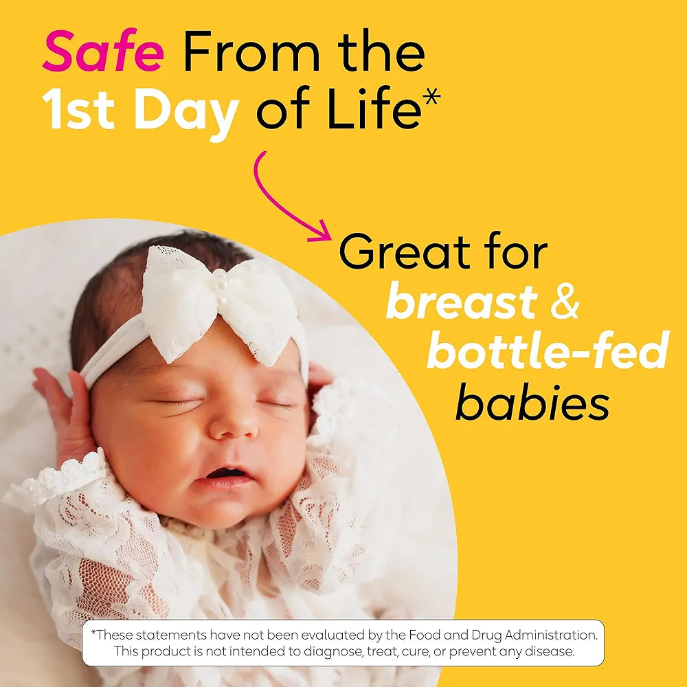 BioGaia Protectis Baby Probiotic Drops | Colic & Gas Relief + Vitamin D | Safe for Newborns
