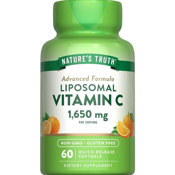 Nature's Truth Liposomal Vitamin C | 1650mg | 60 Softgels