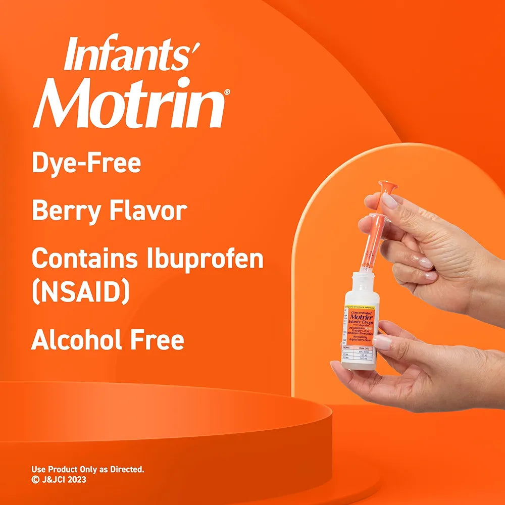 Infants’ Motrin Infant Ibuprofen Oral Suspension Concentrated Drops, 1 fl. oz