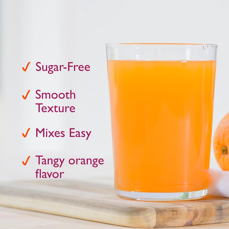 Metamucil 4-in-1 Psyllium Husk GLP-1 Friendly Fiber Supplement, Sugar-Free, 130 teaspoons, Orange Flavored