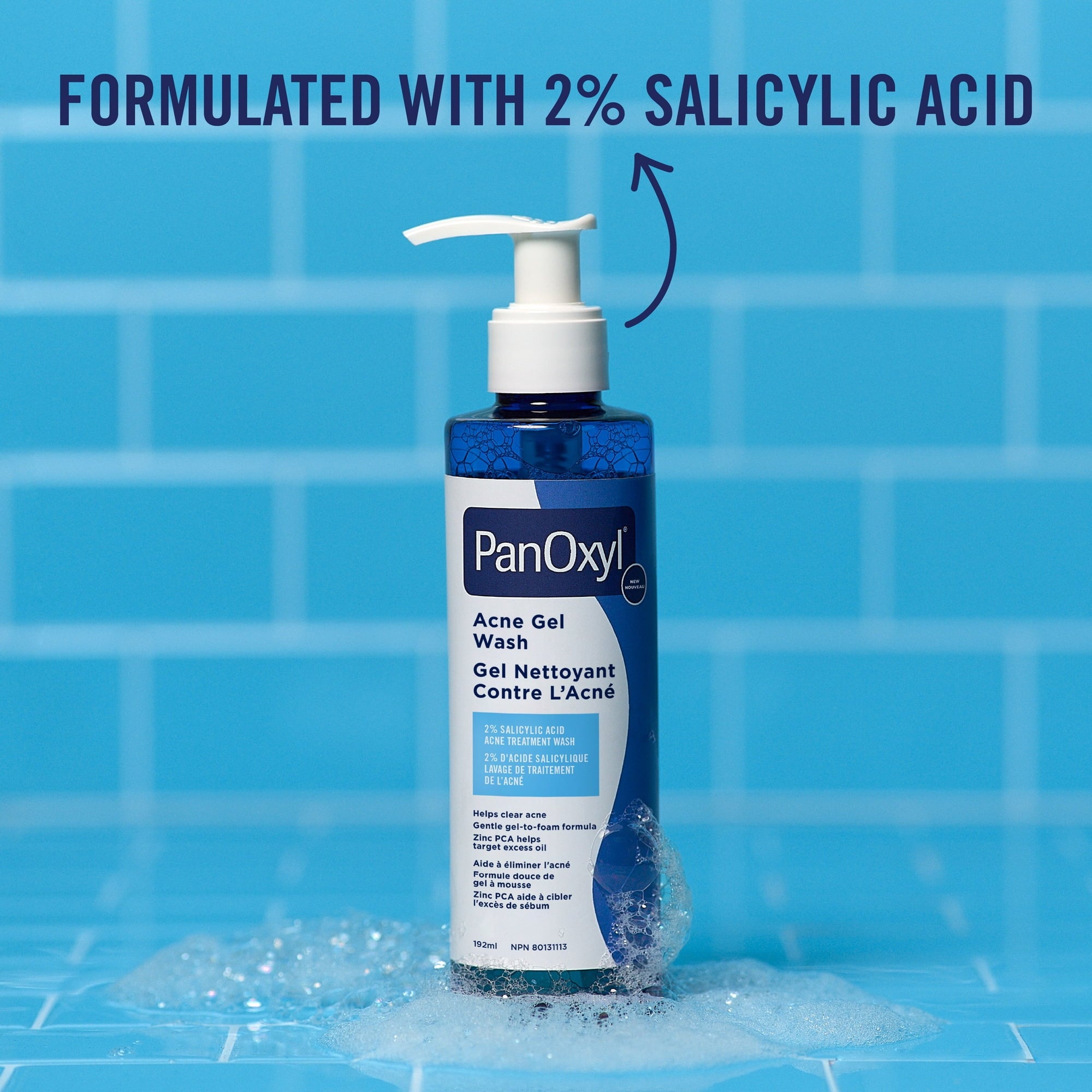 PanOxyl Acne Gel Wash, 2% Salicylic Acid, Helps Clear Acne