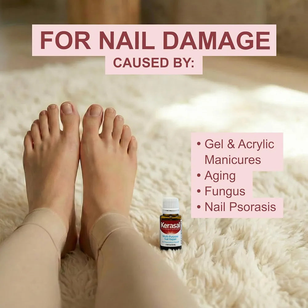 Kerasal Multi-Purpose Nail Repair, Nail Solution for Discolored and Damaged Nails