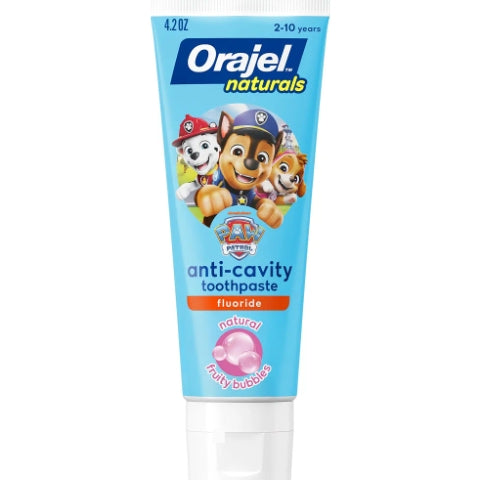 Orajel Naturals PAW Patrol Kids Fluoride Toothpaste