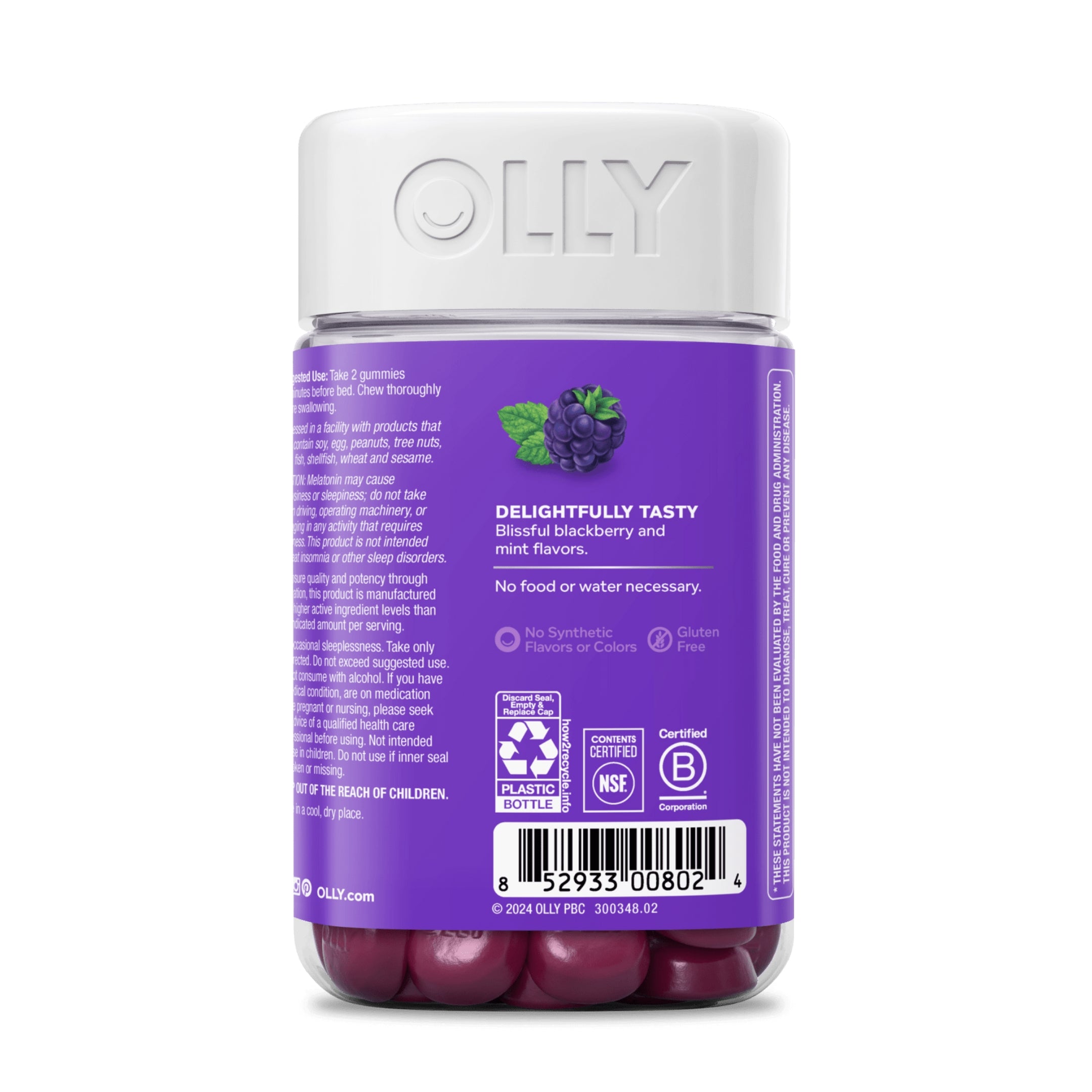 OLLY Sleep Gummies – Melatonin & L-Theanine Support