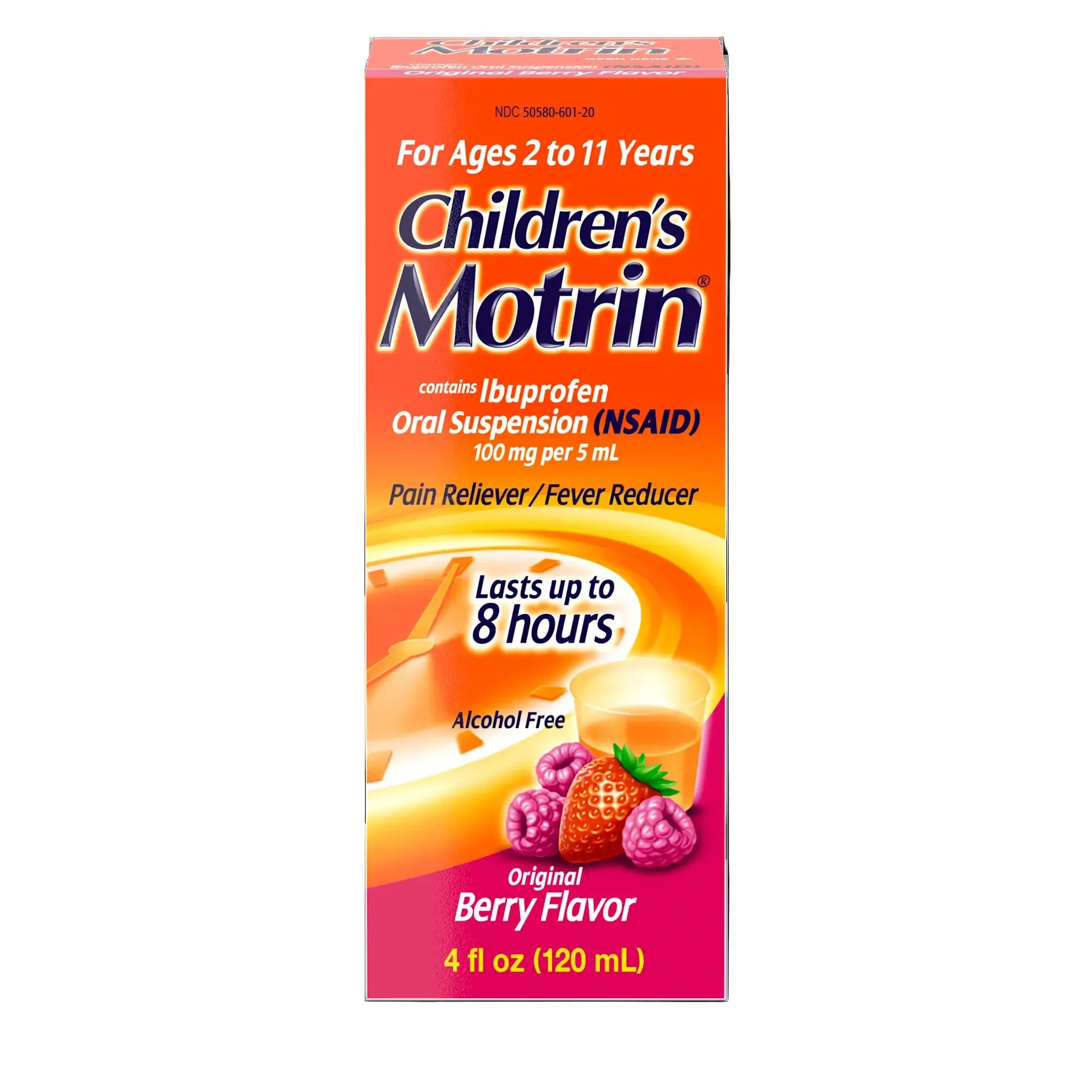 Children's Motrin Ibuprofen Kids Medicine, Berry Flavored, 4 fl.oz