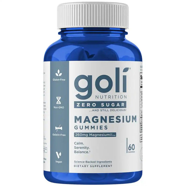 Goli Magnesium Zero Sugar Gummies