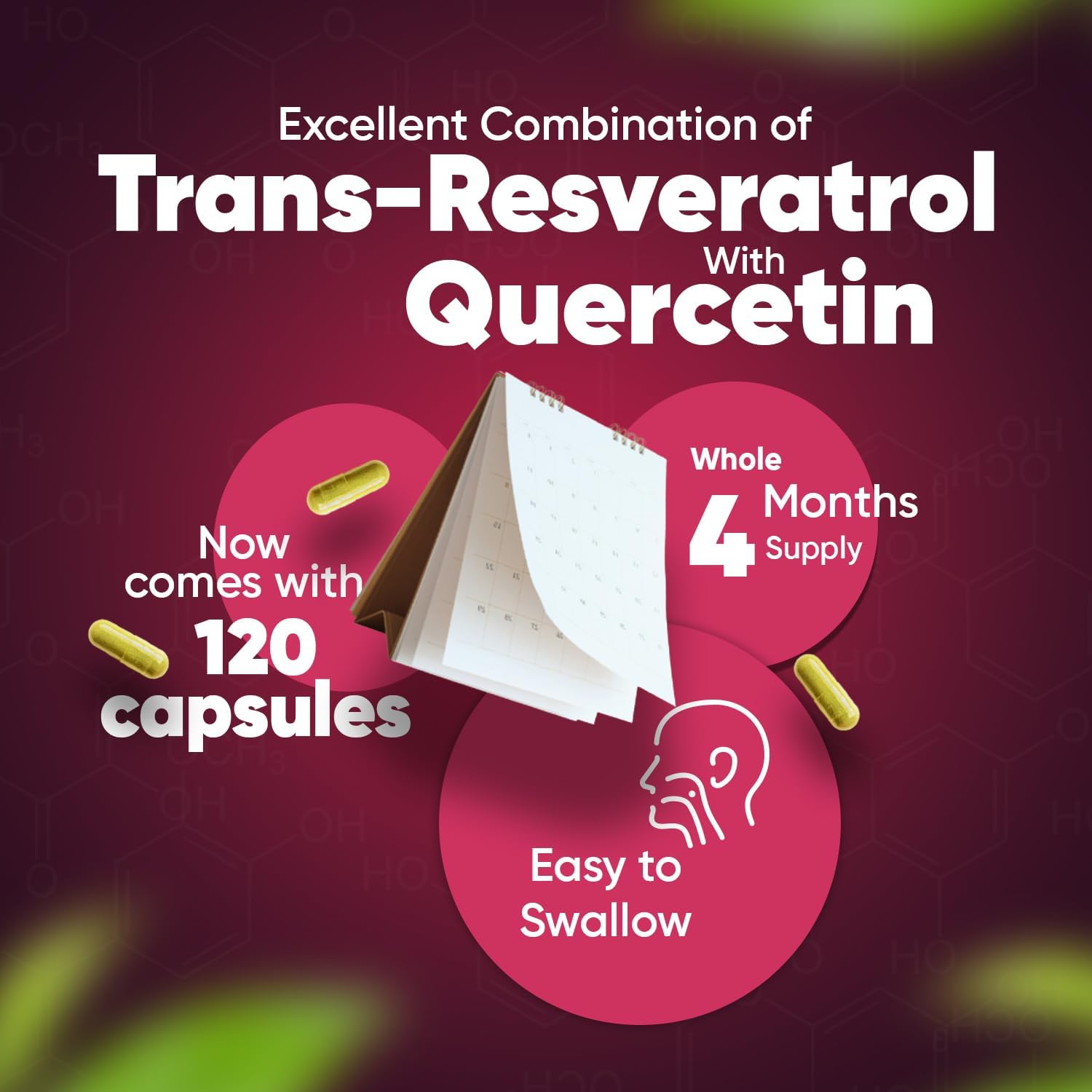 WeightWorld Trans Resveratrol ,120 Vegan Capsules