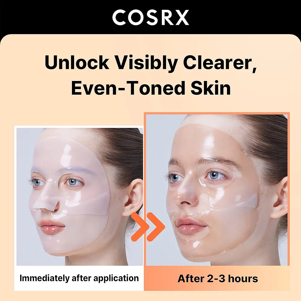 COSRX The Alpha-Arbutin Discoloration Care Hydrogel Face Masks Skincare 3 EA
