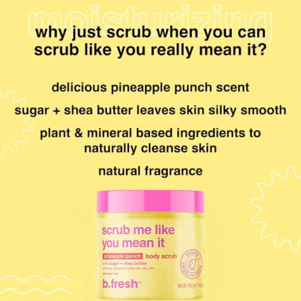 b.fresh Scrub Me Like You Mean It Pineapple Punch Sugar Scrub