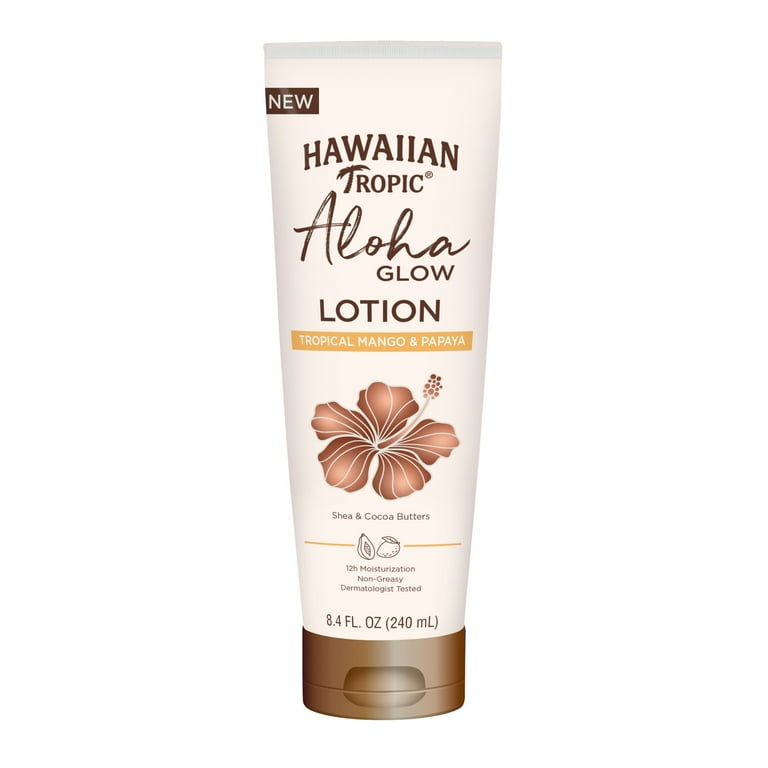 Hawaiian Tropic Glow Lotion, Tropical Mango & Papaya