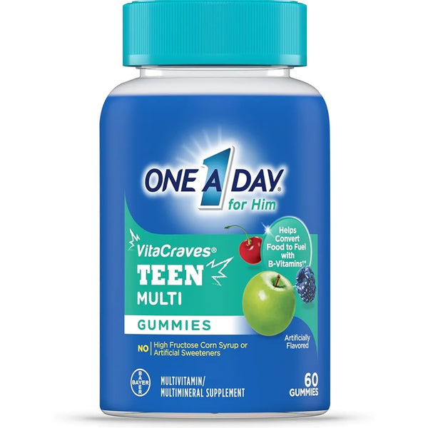 One A Day Teen for Him Multivitamin Gummies