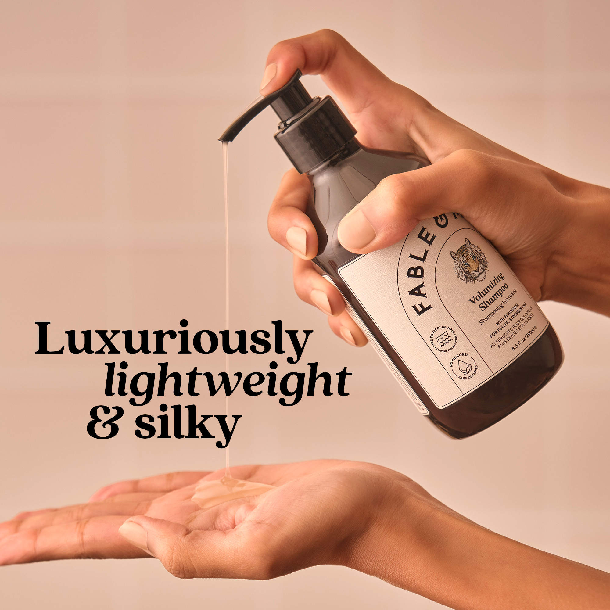 Fable & Mane 
Volumizing Shampoo for Fine, Dry, Thinning Hair