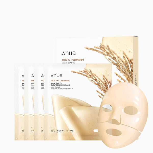 Anua Rice 70 Glow Collagen Mask