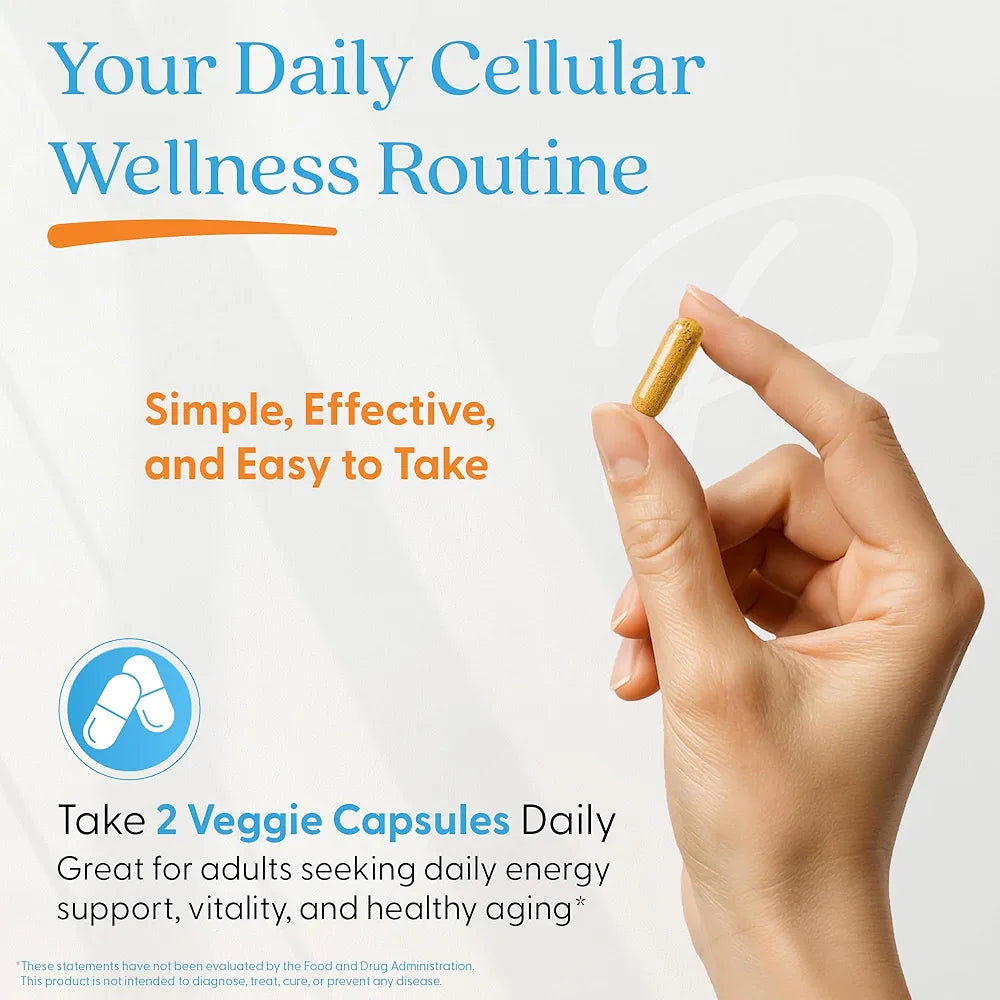 Doctor's Best NMN + CoQ10 - Supports NAD+ Production & Cellular Energy, 60 Veg Caps