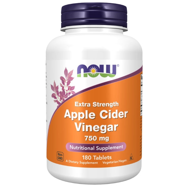 Now Foods Apple Cider Vinegar , 750Mg, 180 Ct
