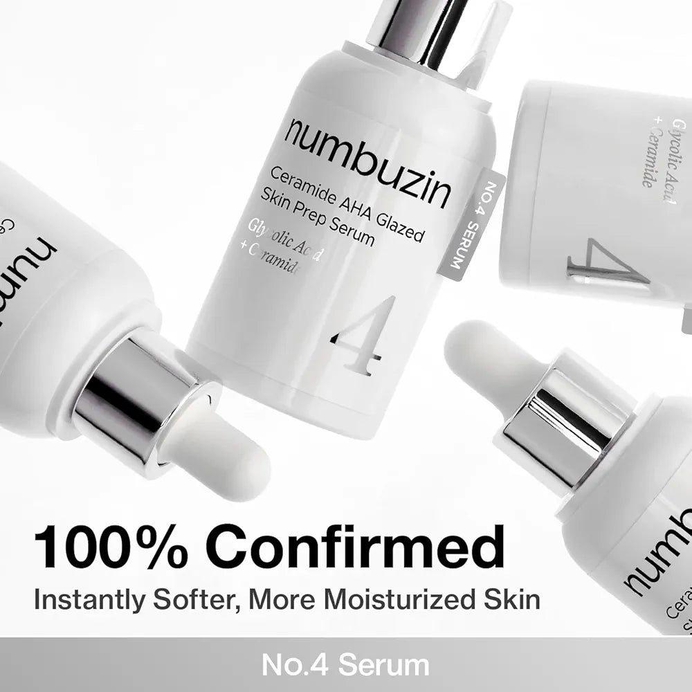 numbuzin No.4 Ceramide AHA PHA Glazed Skin Prep Serum