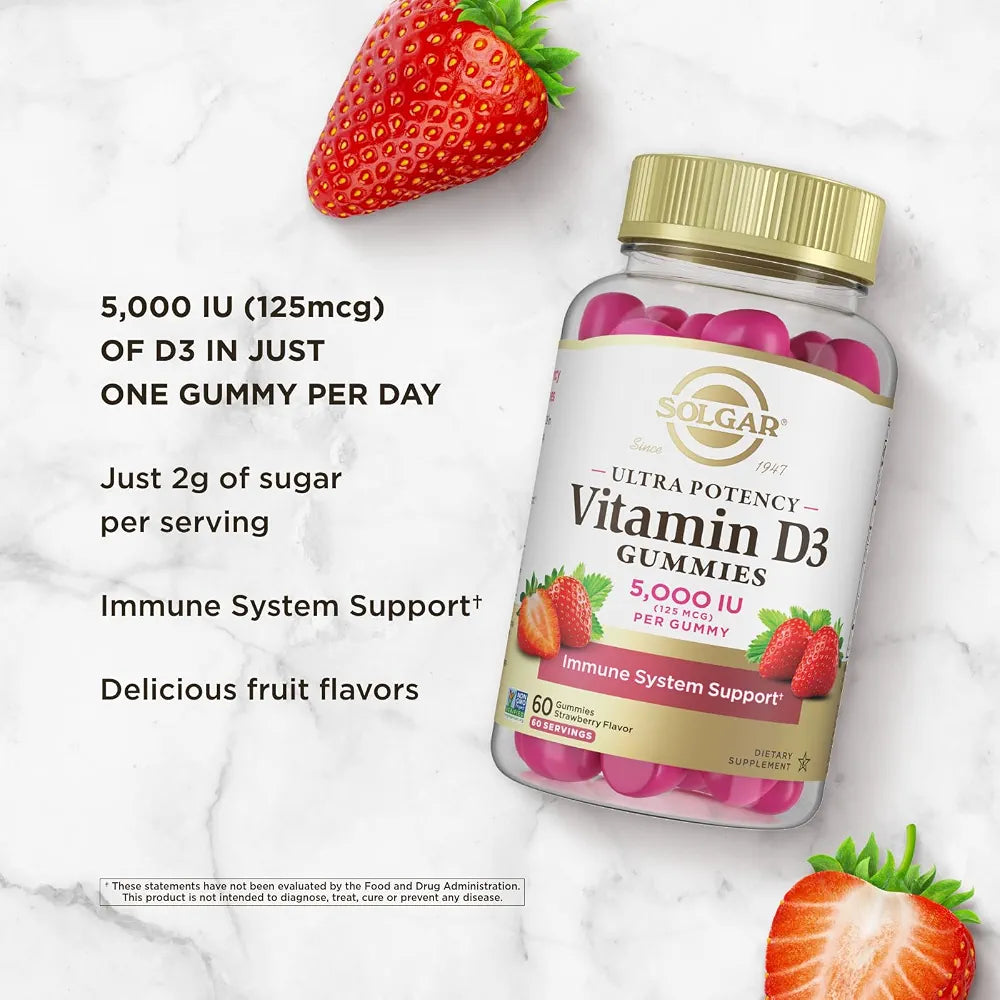 Solgar Vitamin D3 Gummies for Adults