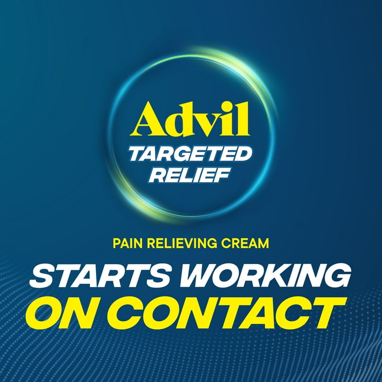 Advil Targeted Relief Pain Relieving Cream With Massage Applicator