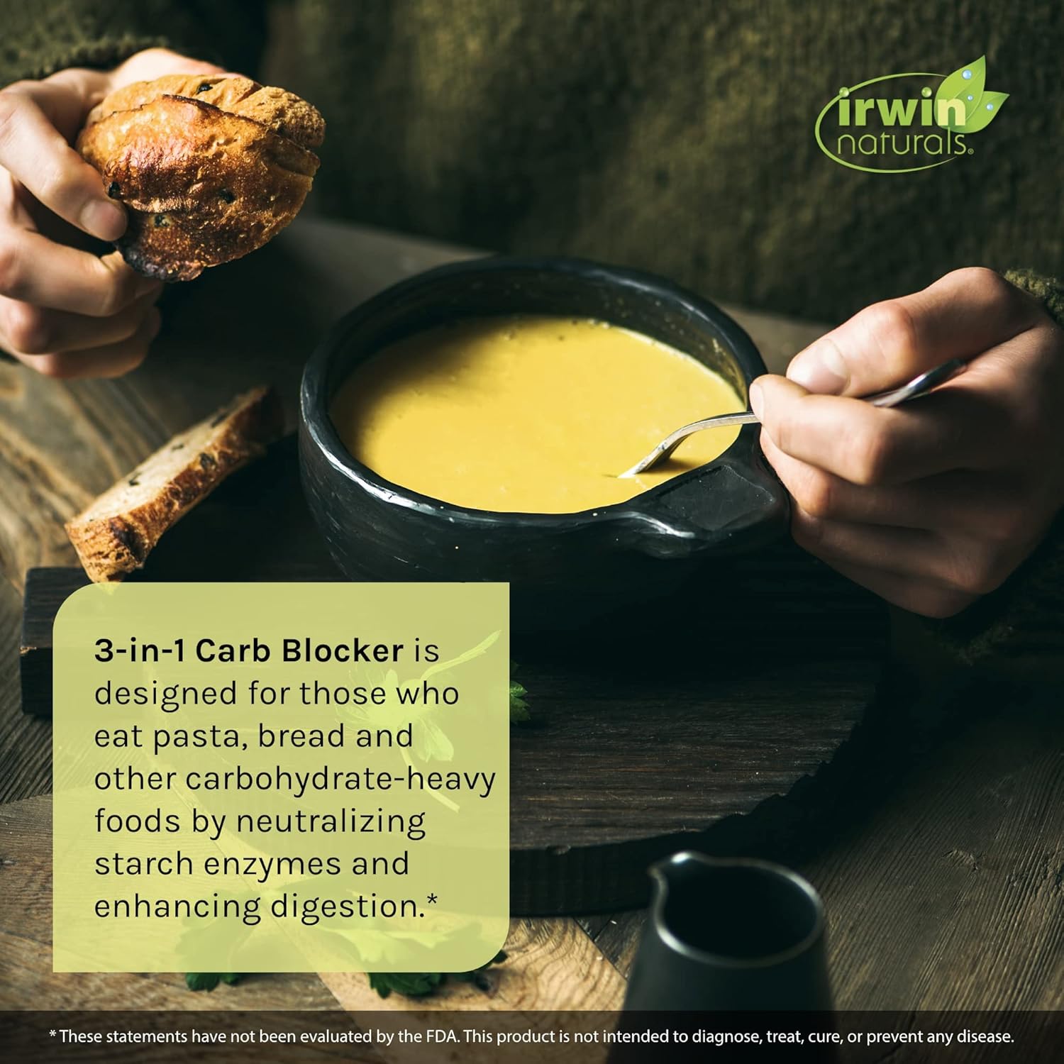 Irwin Naturals Maximum Strength 3-in-1 Carb Blocker - Neutralize Carbohydrates - 75 Liquid Softgels
