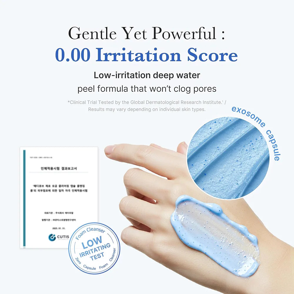 Medicube Zero pore SA clear Capsule Cleansing Foam