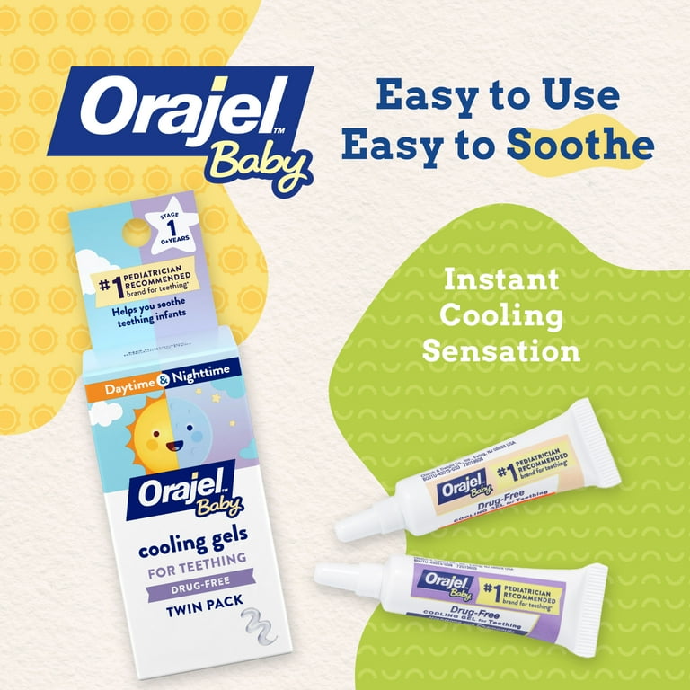 Orajel Baby Daytime & Nighttime Cooling Gels for Teething