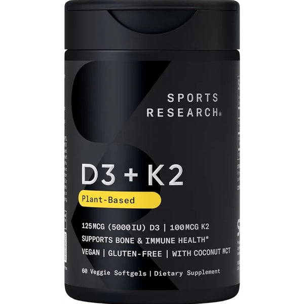 Sports Research Vitamin D3 + K2 / Coconut Oil