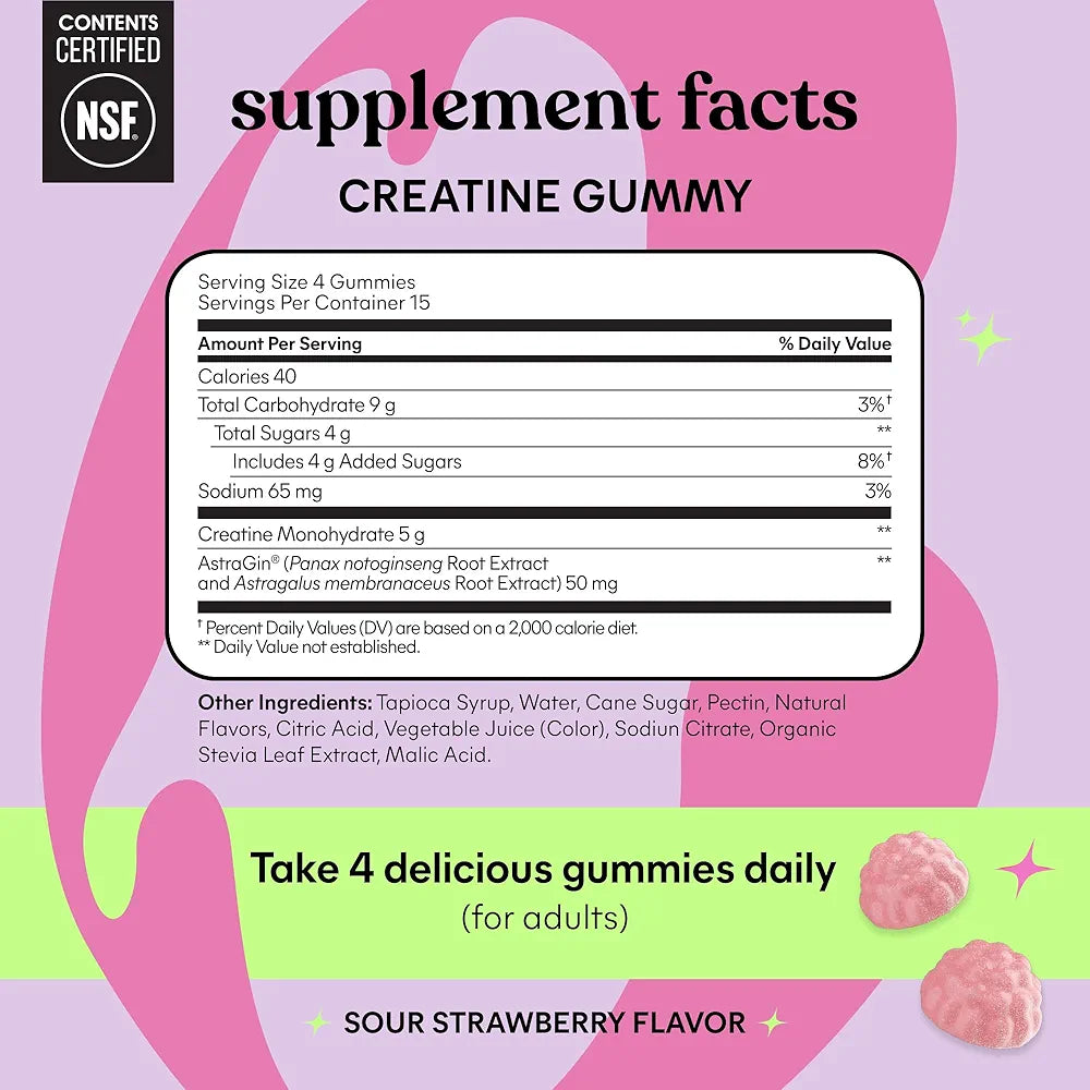 Lemme Creatine Monohydrate Gummies