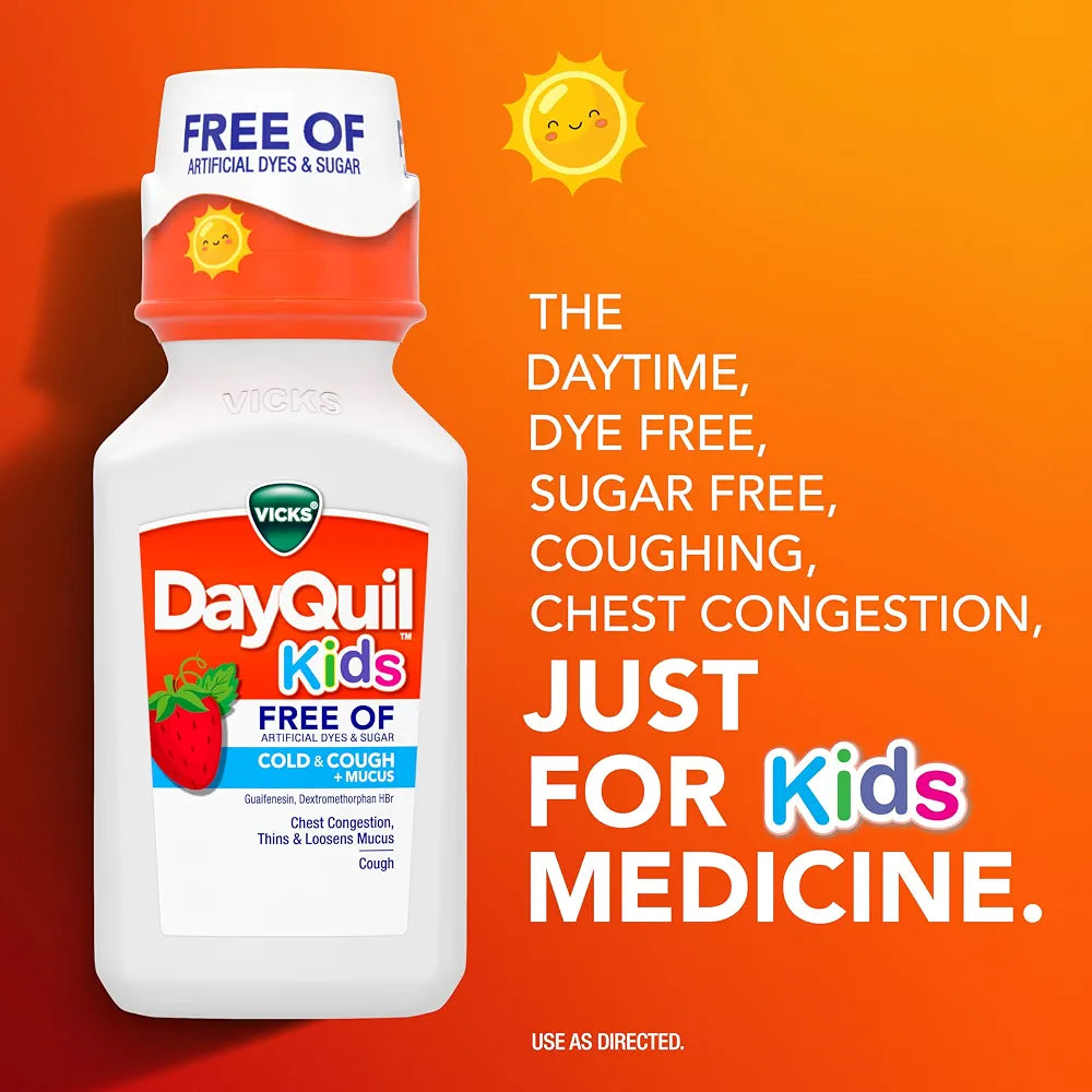 VICKS Kids DayQuil & NyQuil Cold & Cough Relief Liquid