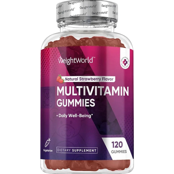 WeightWorld Multivitamin Gummies for Men & Women - 120 Vegetarian Multivitamin Gummies (2 Months Supply)