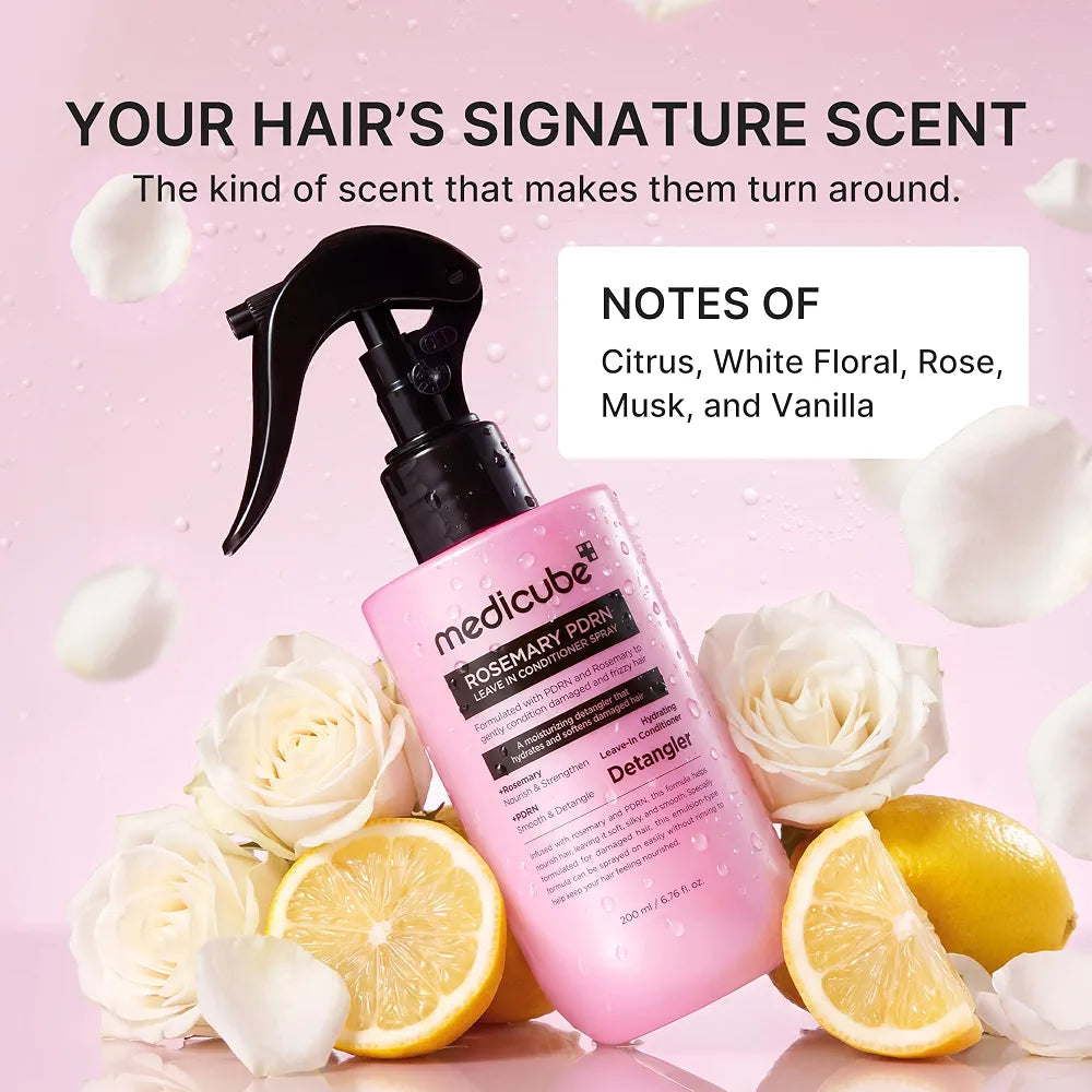 Medicube Rosemary PDRN Leave in Conditioner Spray, Do-It-All Detangler