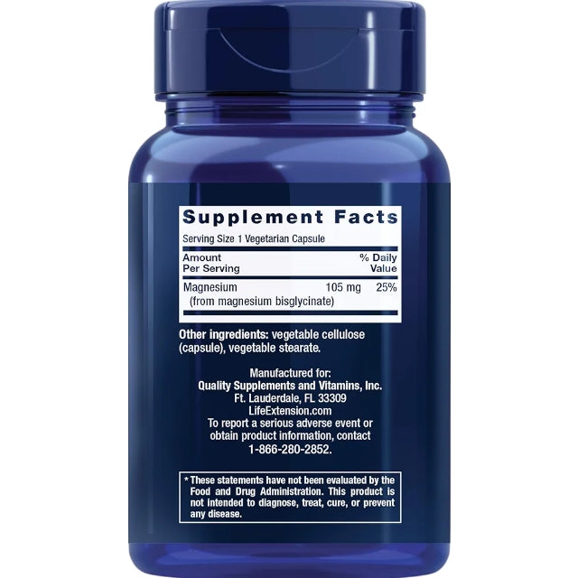 Life Extension Magnesium Glycinate, Heart Health, Bone Health, Nerve and Muscle Support
