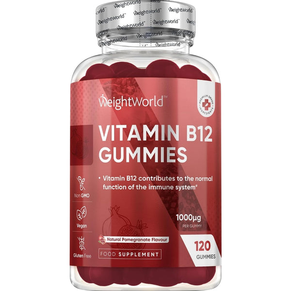 WeightWorld Vitamin B12 Gummies, 120 Gummies