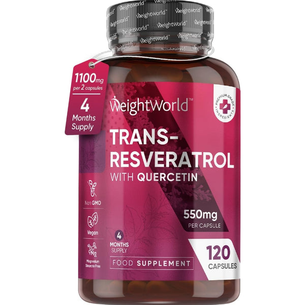 WeightWorld Trans Resveratrol ,120 Vegan Capsules