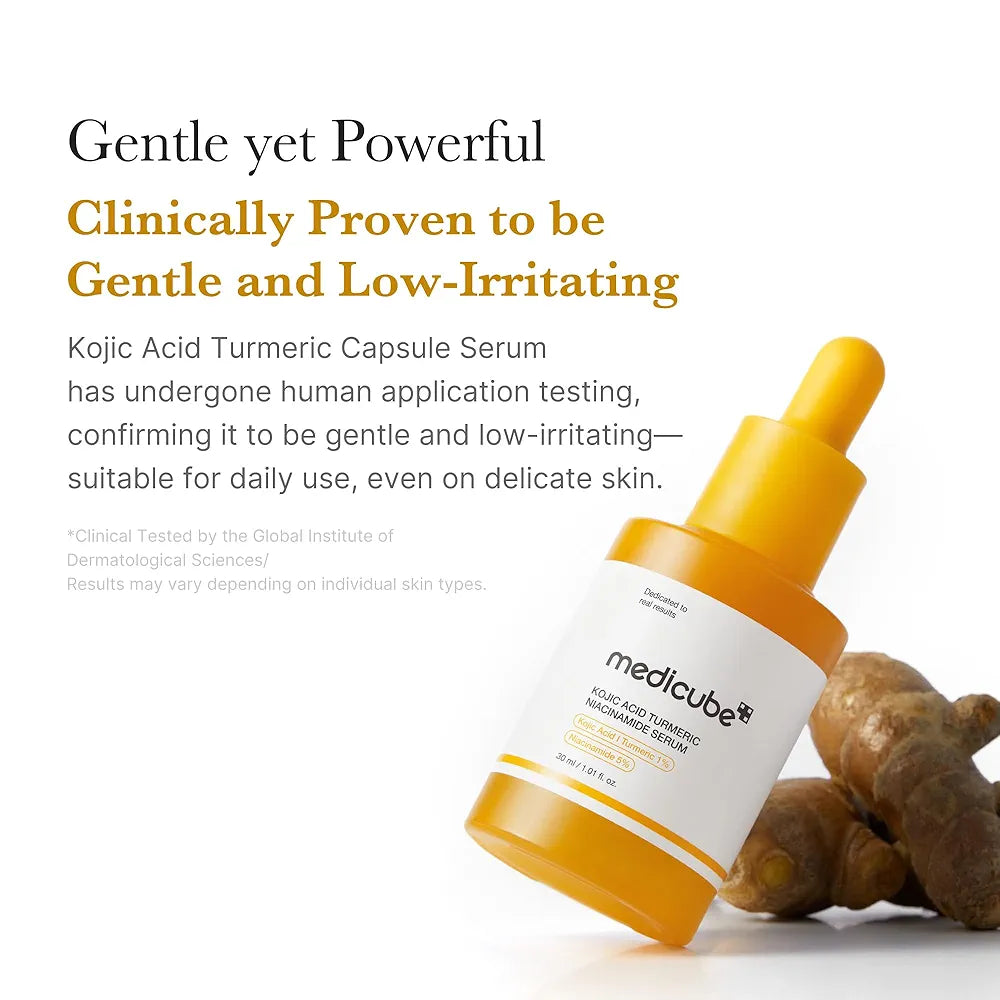 Medicube Kojic Acid Turmeric Clarifying & Balancing Capsule Serum