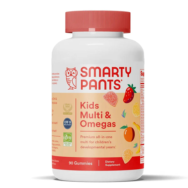 SmartyPants Kids Multivitamin plus Omega 3 Fish Oil (EPA/DHA) 90 Gummies