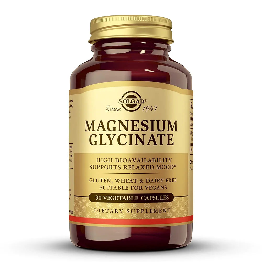 Solgar Magnesium Glycinate - 90 Vegetable Capsules