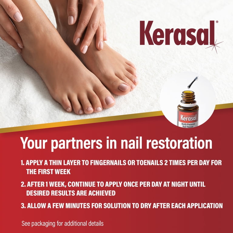 Kerasal Multi-Purpose Nail Repair, Nail Solution for Discolored and Damaged Nails