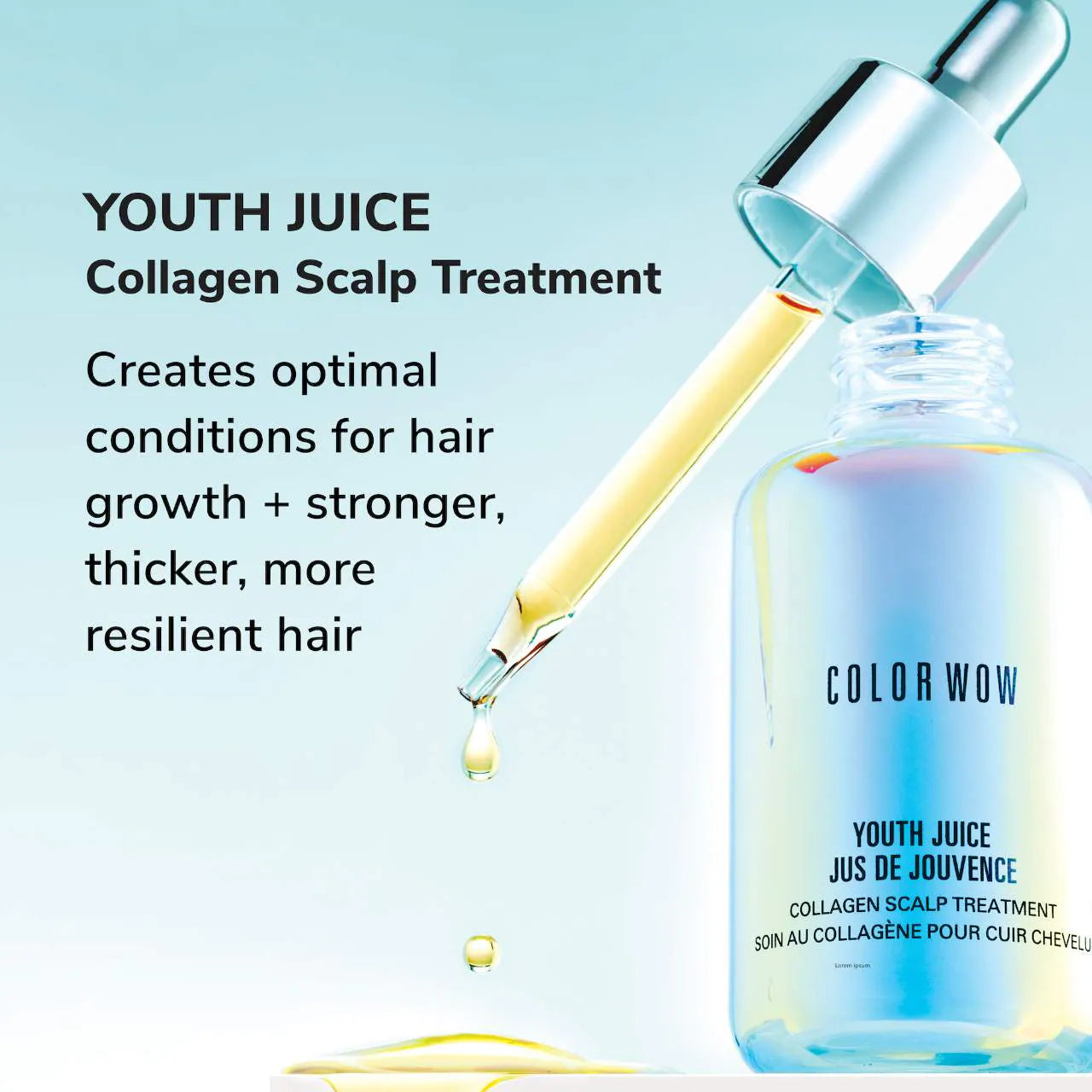 COLOR WOW 
Youth Juice Collagen Scalp Serum for Thinning Hair
